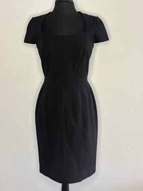 Banana Republic Classic Black Sheath Dress - Elegant Women's Dress 10